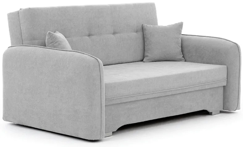 Canapea extensibila pentru 2 persoane LAINE, gri deschis