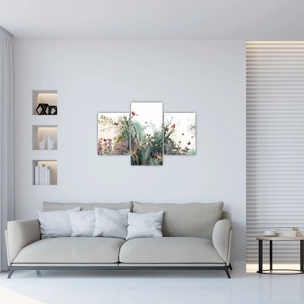 Tablou - Peisaj natural, acvariu (90x60 cm)