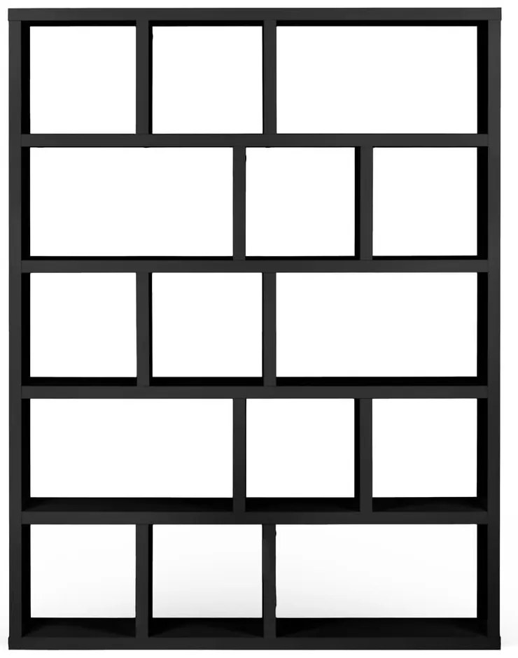 Bibliotecă neagră 150x198 cm Berlin – TemaHome