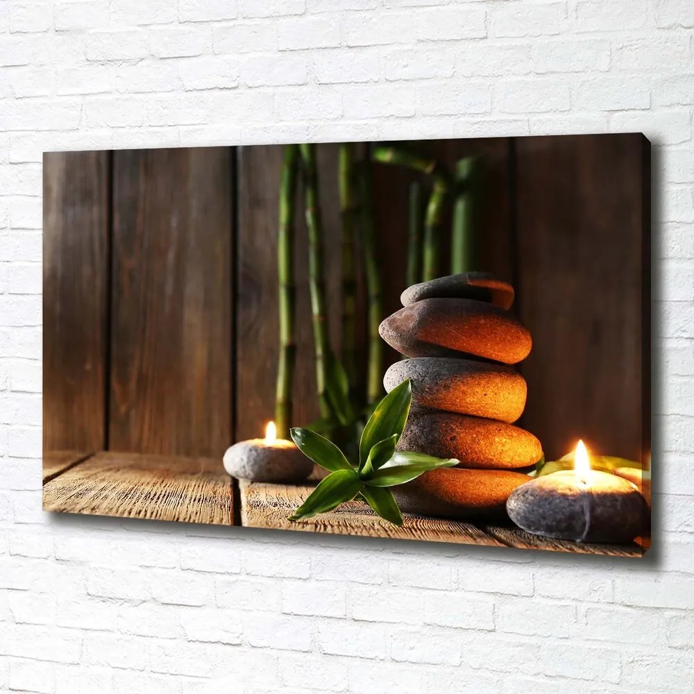 Print pe canvas Pietre zen bambus