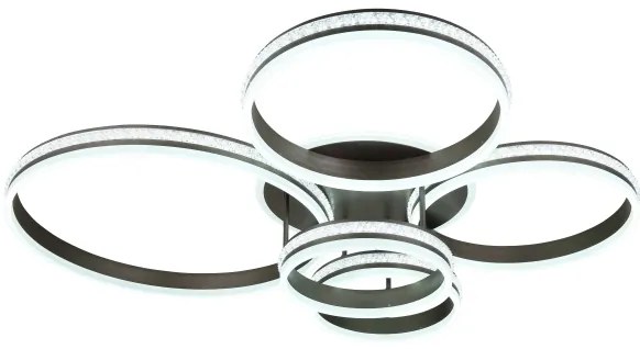 Plafonieră LED dimabilă Globo 67314-120 GROUNI LED/120W/230V + telecomandă