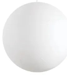 Lustră pe cablu Ideal Lux CARTA 1xE27/25W/230V d. 30 cm alb