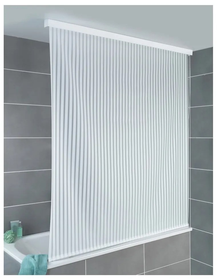 Perdea de duș tip roletă Wenko, 1,32 x 2,4 m