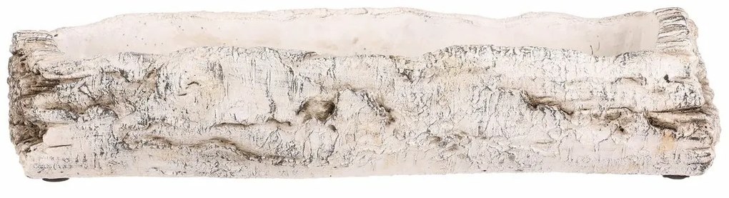 Husă pentru flori - jardiniere, imitație demesteacăn, 39 x 14 x 8 cm, 39 cm