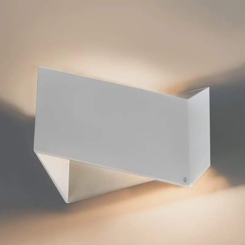Lampa de perete de design alb - Fold