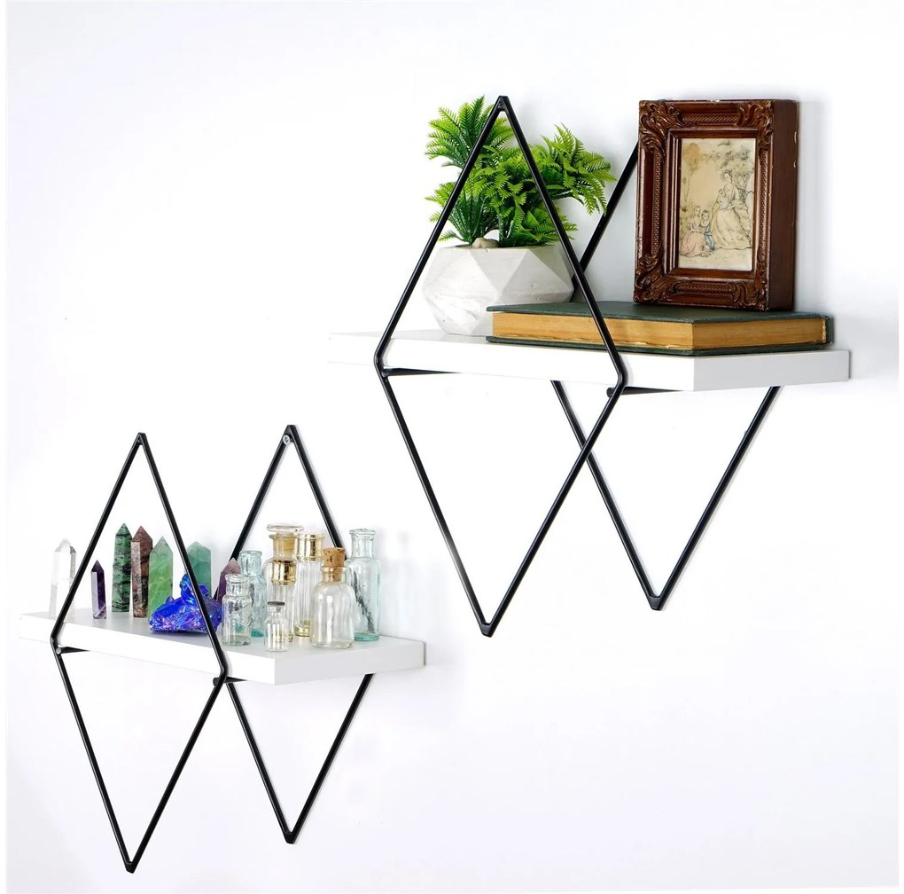 Raft decorativ de perete Duvelo 15 (alb) . 1093637