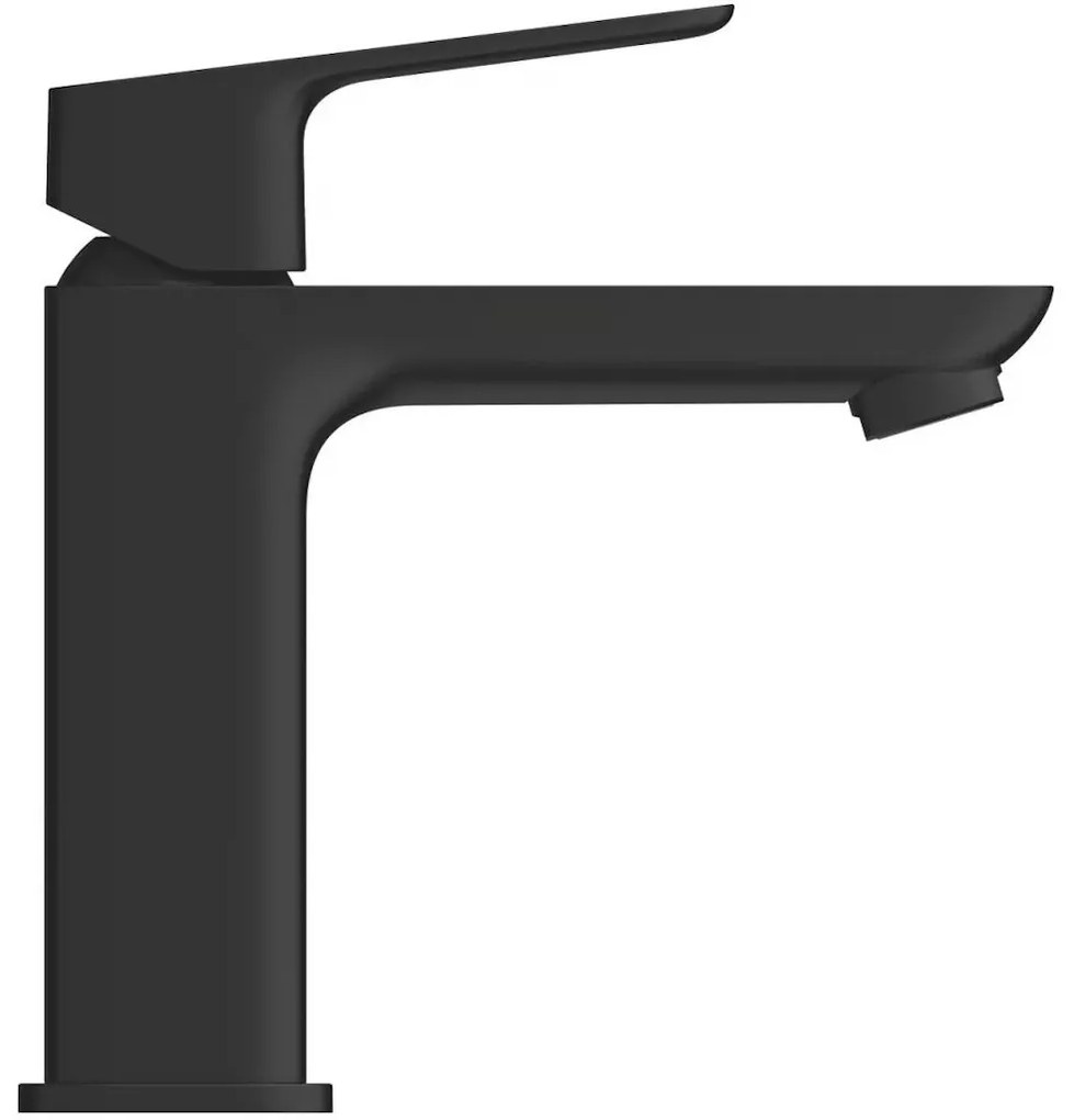 Baterie lavoar Grohe Cubeo, fara ventil pop-up, marime M, negru mat