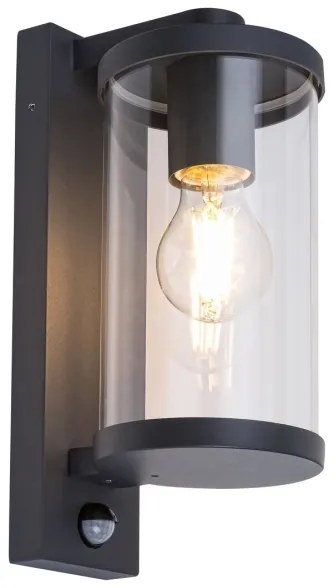 Rabalux - Aplică de exterior cu senzor 1xE27/60W/230V IP44