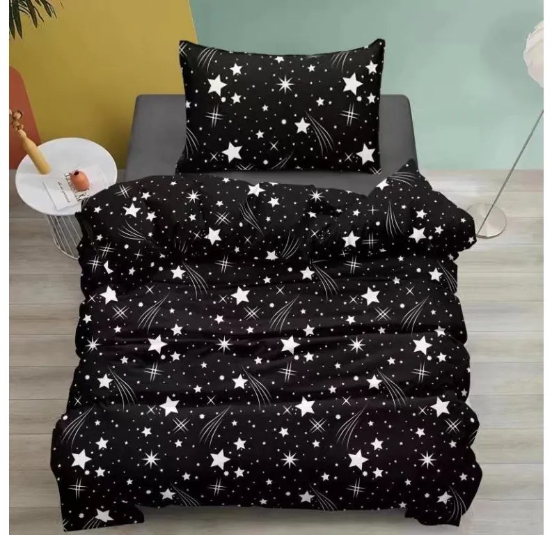 Lenjerie de pat din microfibra NIGHT SKY negru Dimensiune lenjerie de pat: 70 x 90 cm | 140 x 200 cm