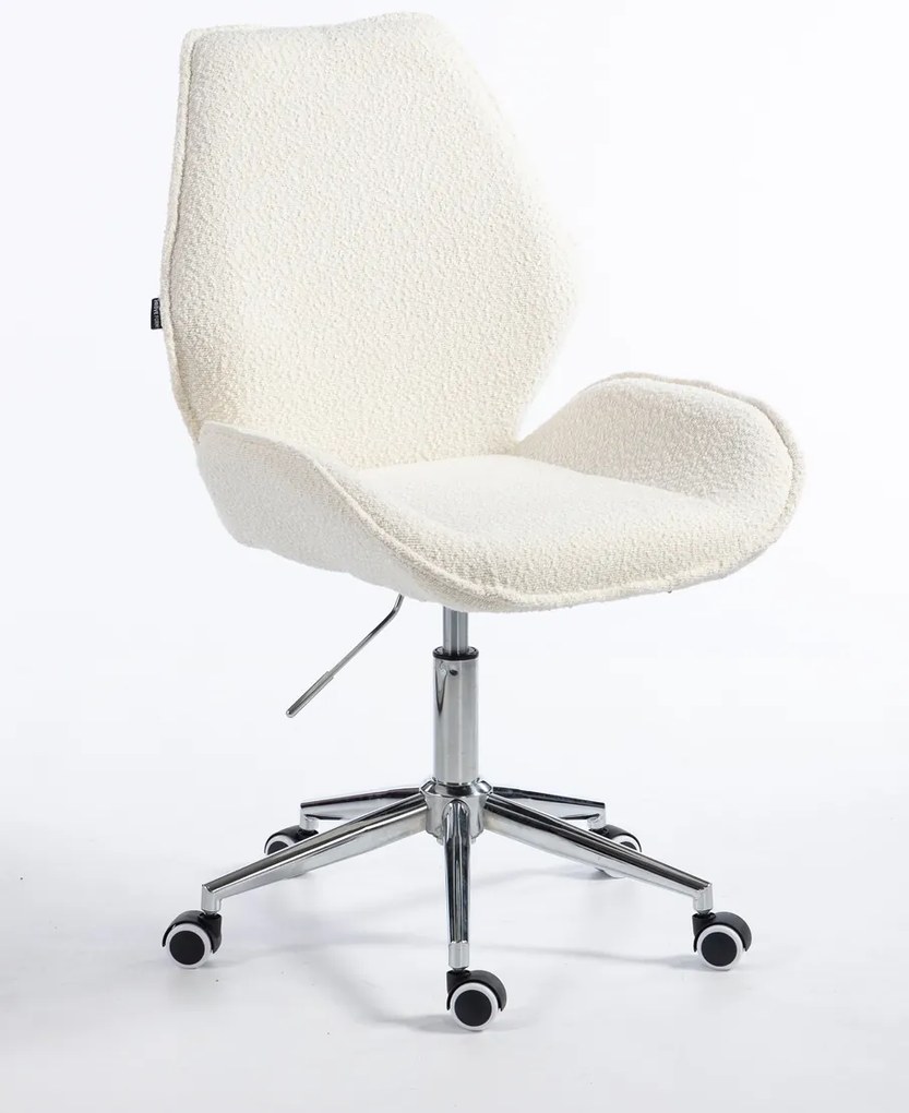 HR350K Scaun Boucle din Catifea Bază Cromata