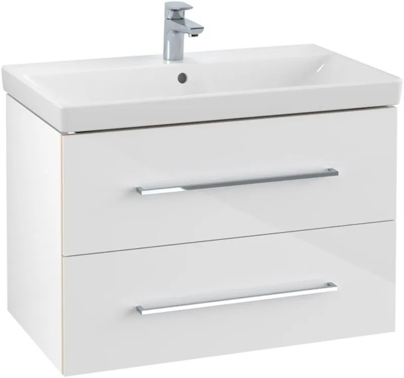 Villeroy &amp; Boch Avento dulap 78x45.2x51.4 cm sub chiuveta pe perete alb A89100B4