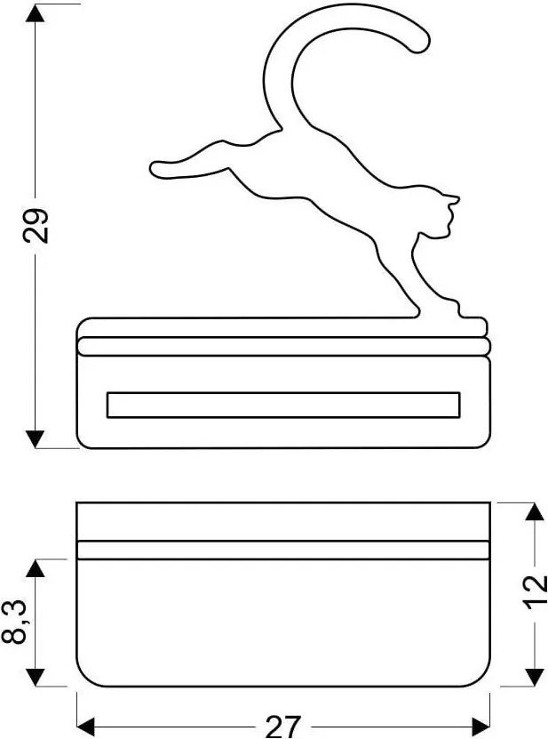 Corp de iluminat pentru copii negru Cat – Candellux Lighting