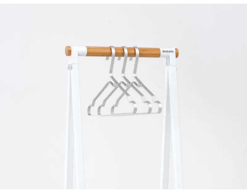 Suport multifunctional pentru haine Brabantia Linn 1008930, Otel, Alb