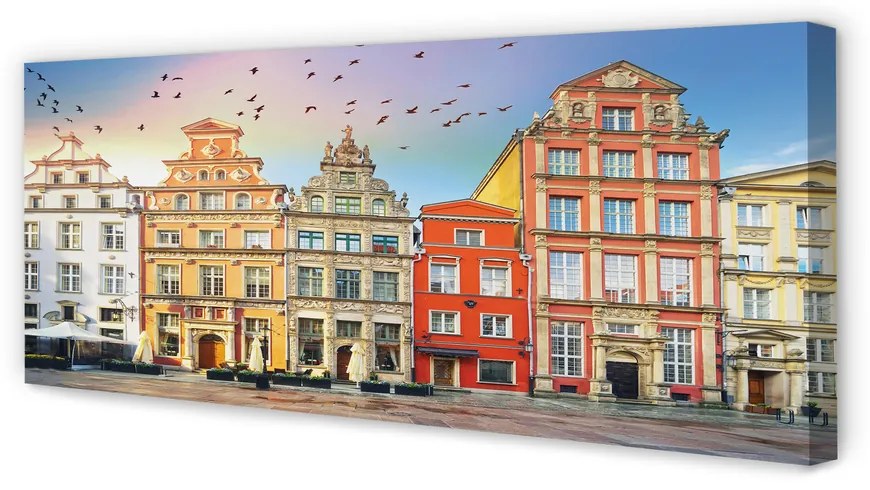 Tablouri canvas Gdańsk clădiri vechi oraș