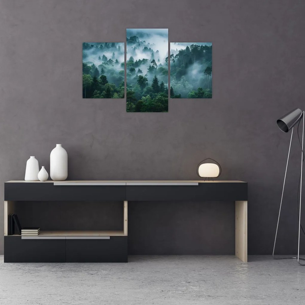 Tablou - Pădure în Ceață (90x60 cm)