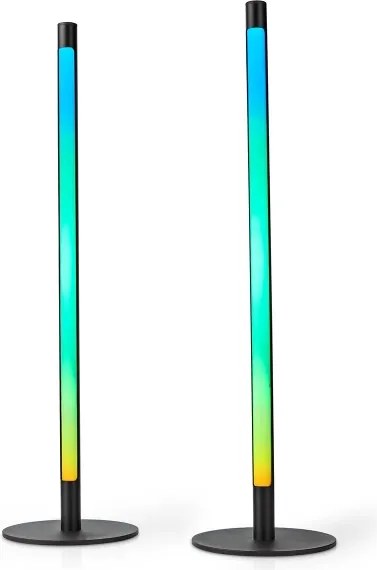 Nedis WIFILD10RGBW-SADA 2xLED RGBIC lampă birou LED 36W 2700-6500K + DO