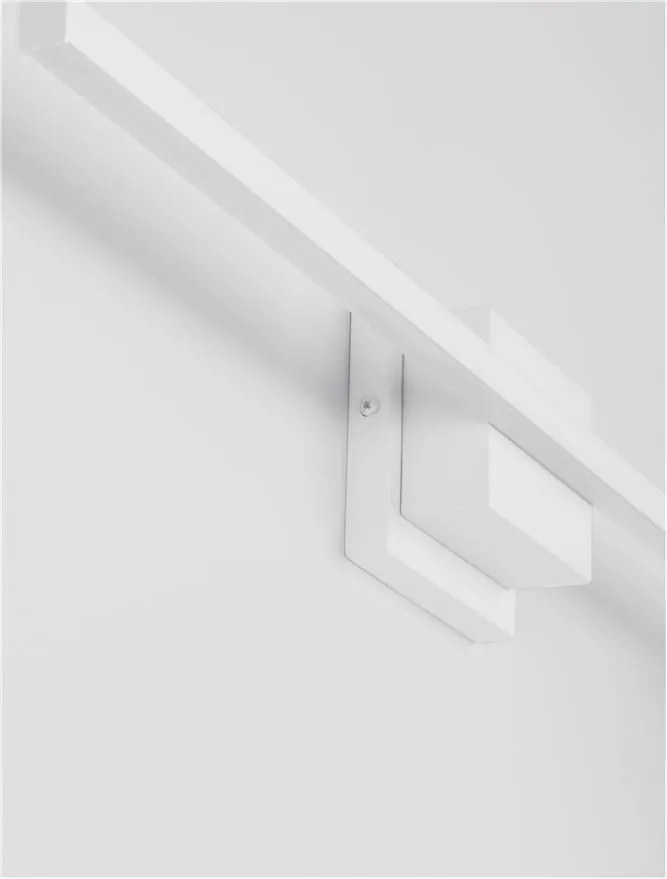 Aplica LED pentru oglinda / tablou AZURE alba L-90,5cm