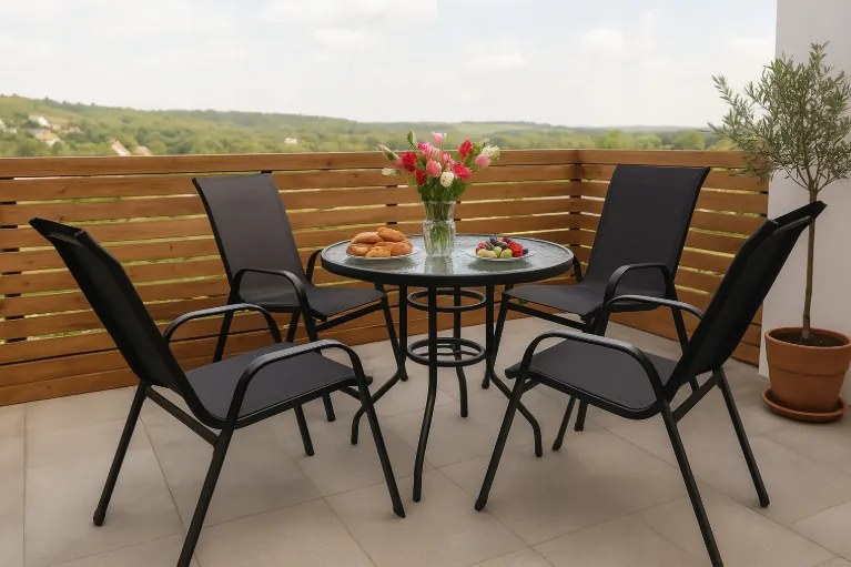 JAKS Set de grădină negru ZMO S 4