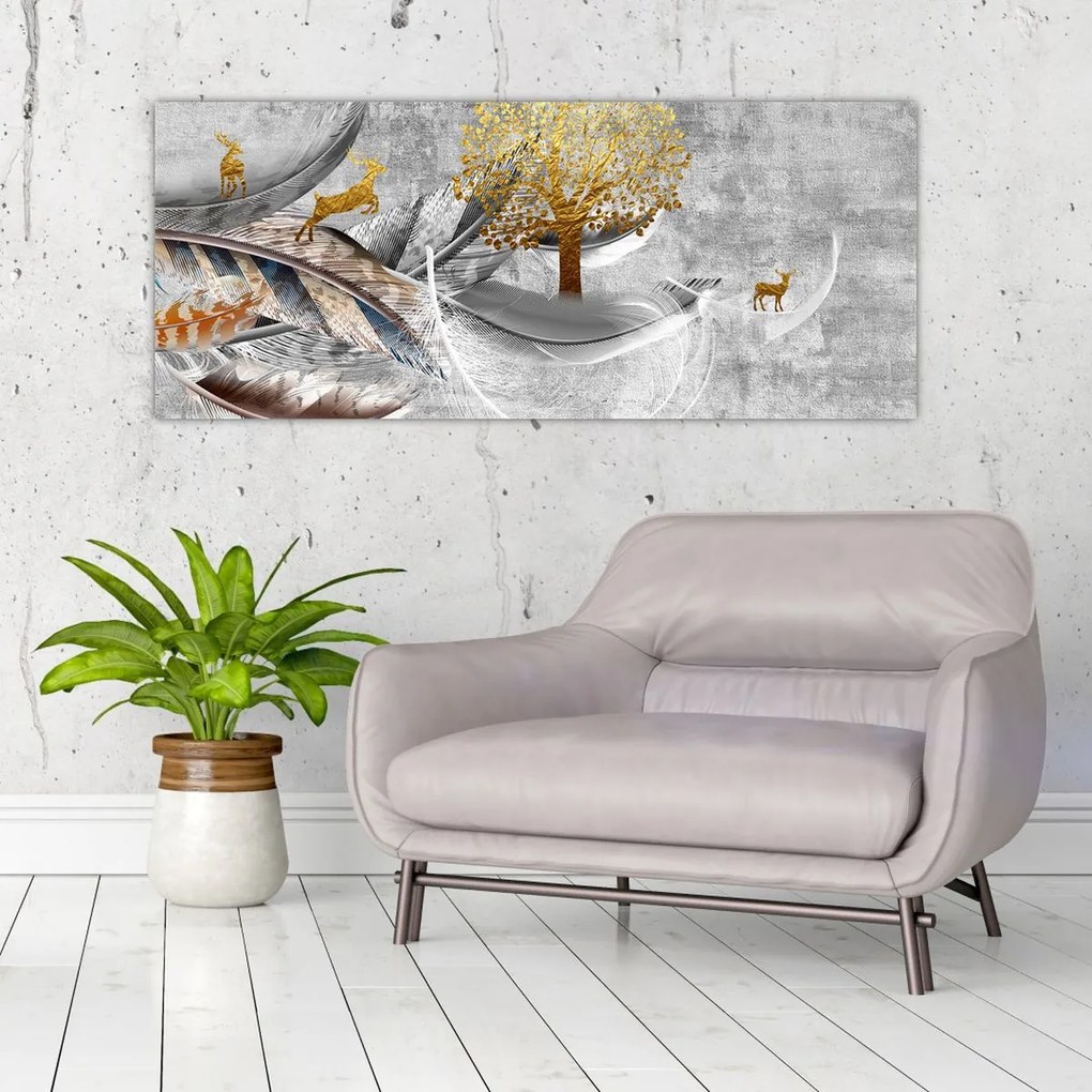 Tablou - Colaj (120x50 cm)