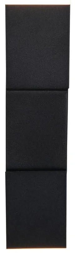 Aplică de perete negru-mat LED Raglan – Trio