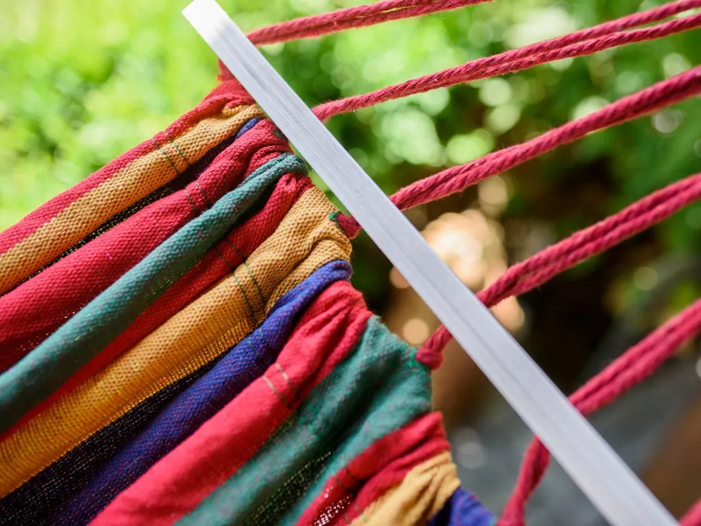 Hamac colorat pentru 2 persoane 190x150 cm