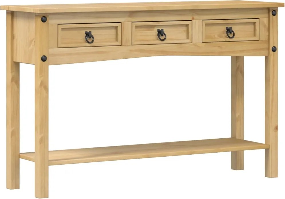 vidaXL Masă consolă „Corona” 114x34,5x73 cm, lemn masiv de pin