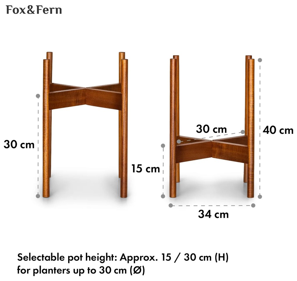 Zeist, suporturi pentru flori, 2 înălțimi, combinabile, design plug-in, naturale