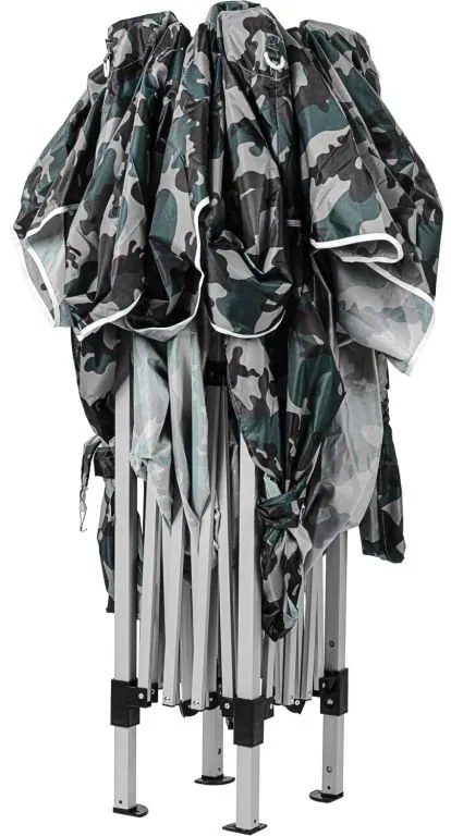 Cort de grădină tip foarfecă 3x3 m cu protecție UV