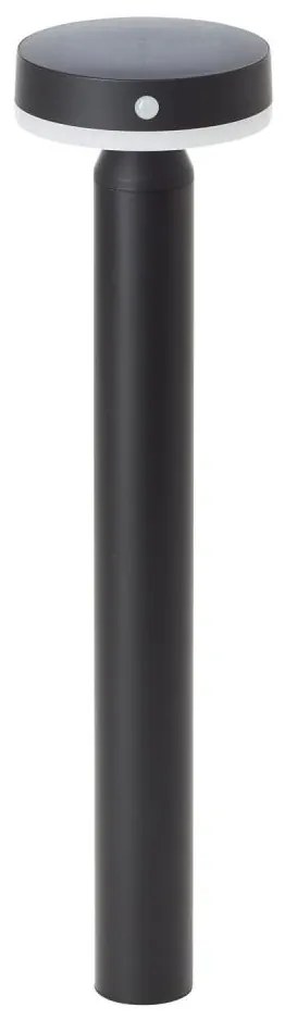 Lampă LED solară cu senzor Brilliant MAGUA LED/4W/3,7V 50,2 cm IP44 negru
