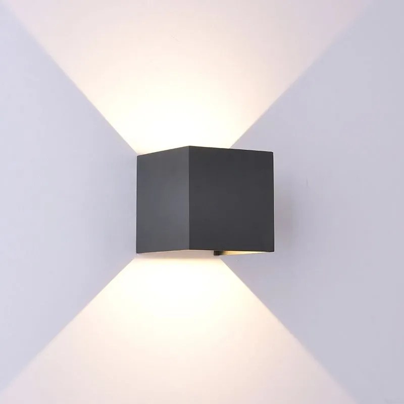 Aplica LED dimabila iluminat exterior ambiental IP54 DAVOS gri MA-8589