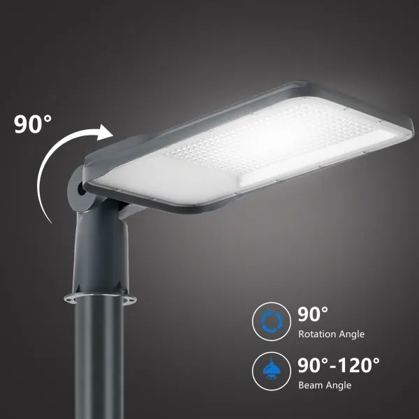 Brilagi-LED Lampă de exterior cu stâlp și braț de 4 m URBANLIGHT LED/200W/230V antracit IP65