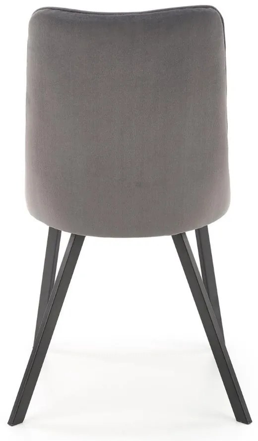 Scaun de bucaterie Nyx, gri/negru