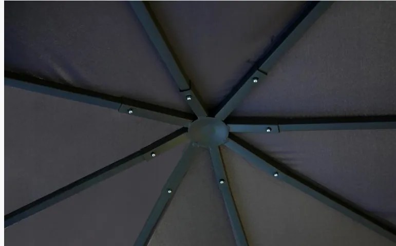 Foişor de grădină 3x3m Shine Beige