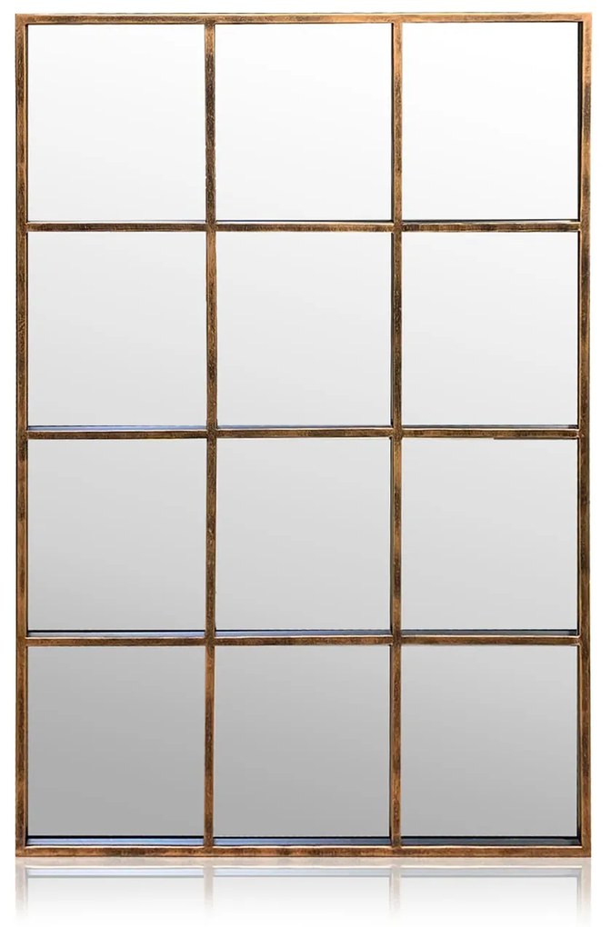 Soho Oglindă geam dreptunghiulară rama metalică 90 x 60 cm Vintage