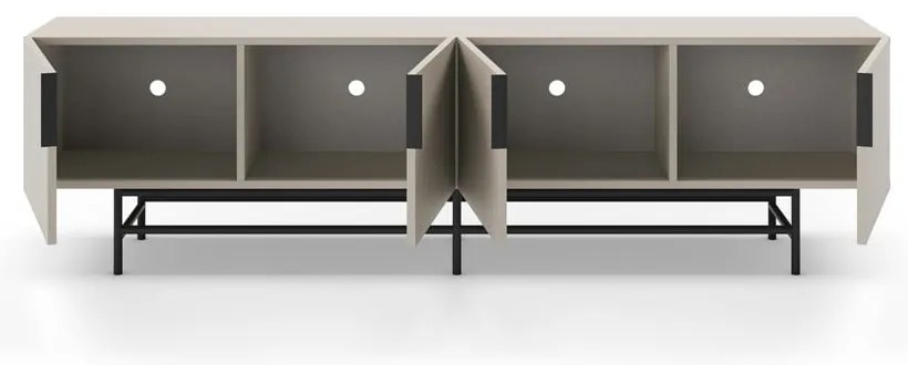 Comodă TV crem 200x54,5 cm Eldia – Marckeric