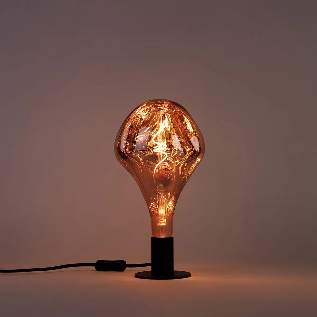 Bec LED E27 reglabil A165 roz 6W 80lm 1800K