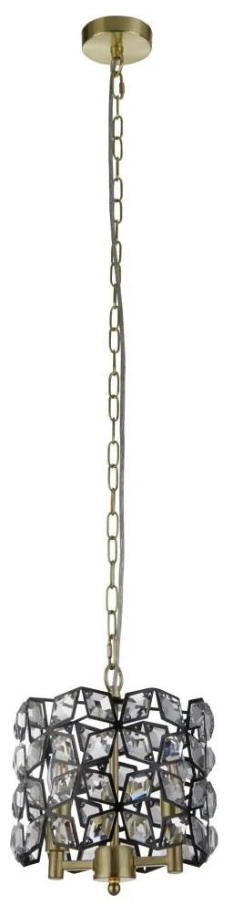 Pendul, Lustra suspendata eleganta cu cristale Iris 2Lt