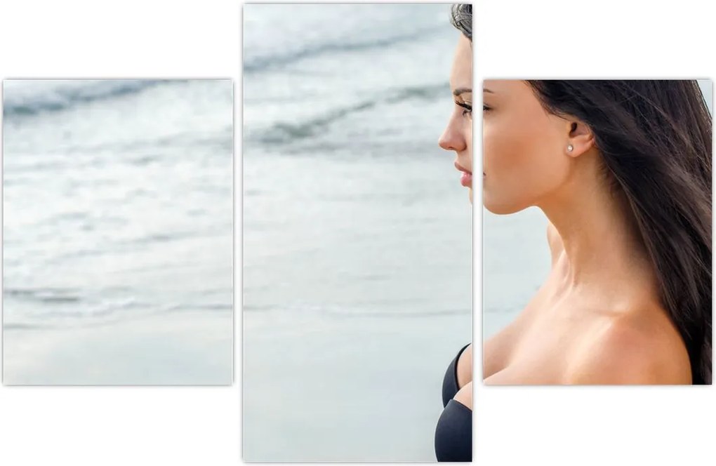 Tablou - Femeia la plajă (90x60 cm)
