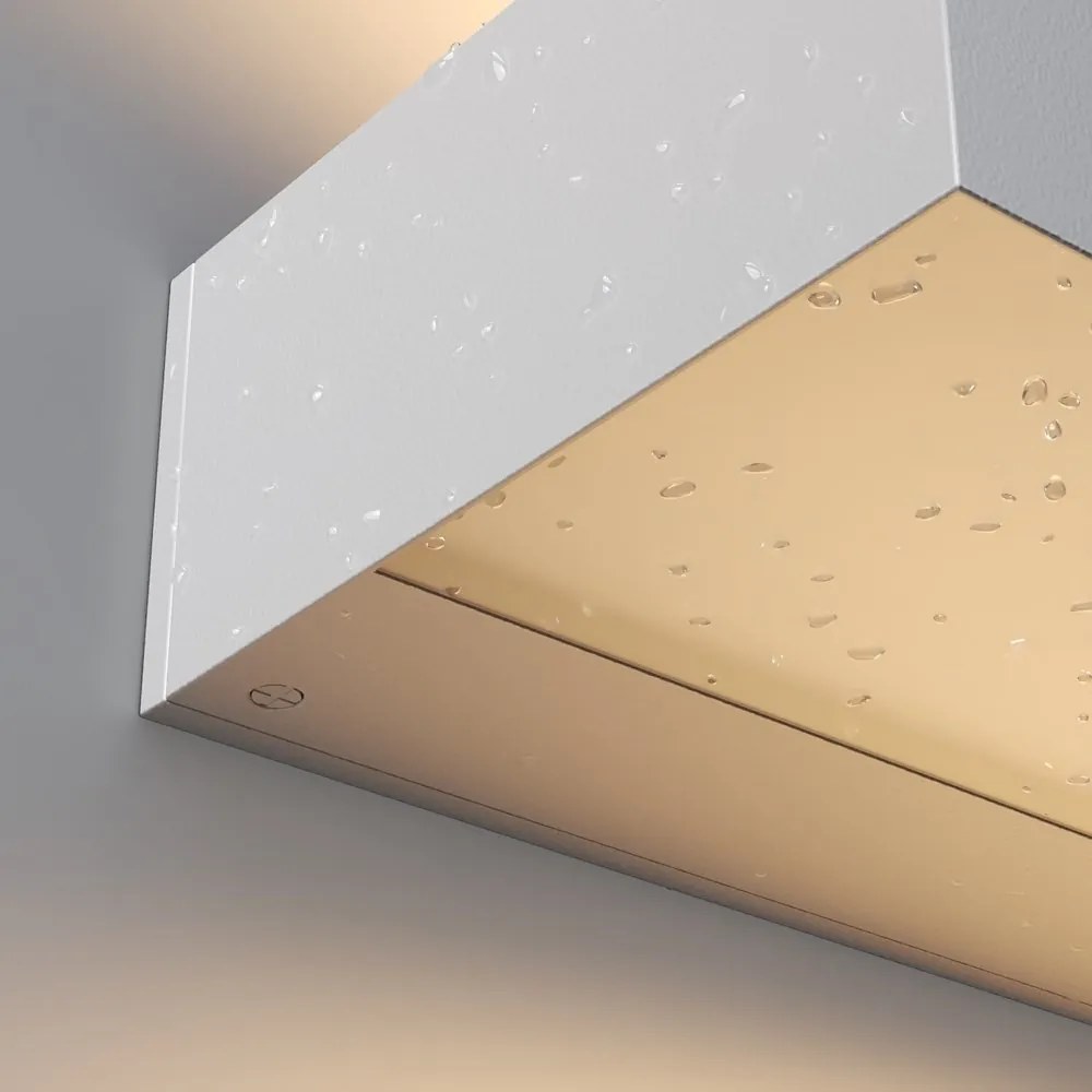 Aplica LED ambientala pentru exterior IP65 Lot alb