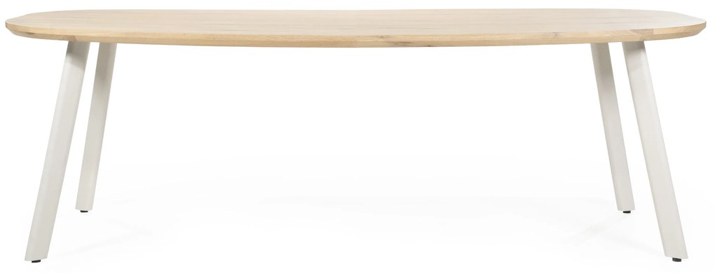 Masa de sufragerie Dion din lemn de stejar 220x110 cm