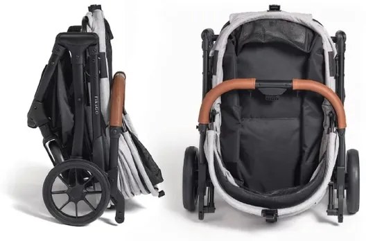 Cărucior pentru câini și pisici Fikago AGILE HUGGY bej