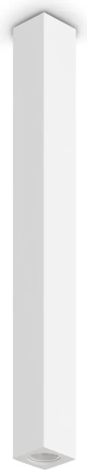 Spot aplicat tavan LOOK PL1 SQUARE D70 H750 GESSO