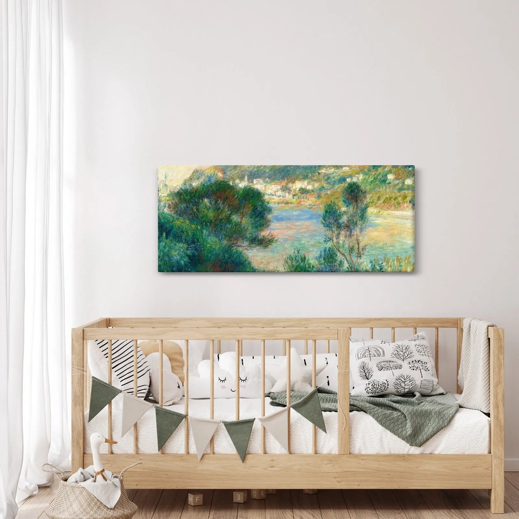 Tablou - Auguste Renoir, View of Monte Carlo from Cap Martin, reproducere (120x50 cm)