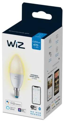 Bec led inteligent wiz connected dimmable c37, wi-fi, e14, 4.9w (40w),