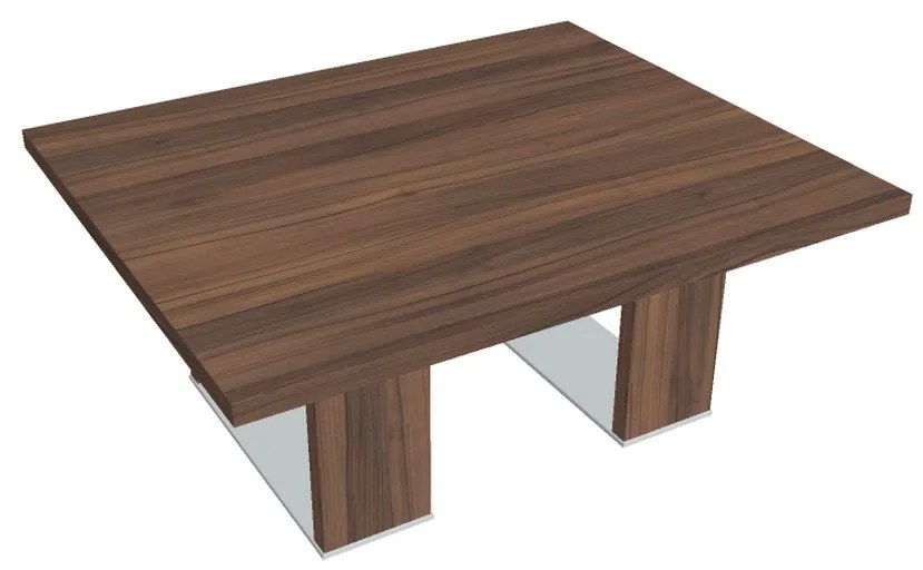 Măsuță de cafea Verno+ S 120 x 100 cm, nuc / maro