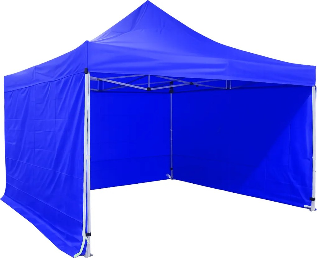 Cort pliabil 4×4 m – aluminiu HEXAGON PROFI, Albastru