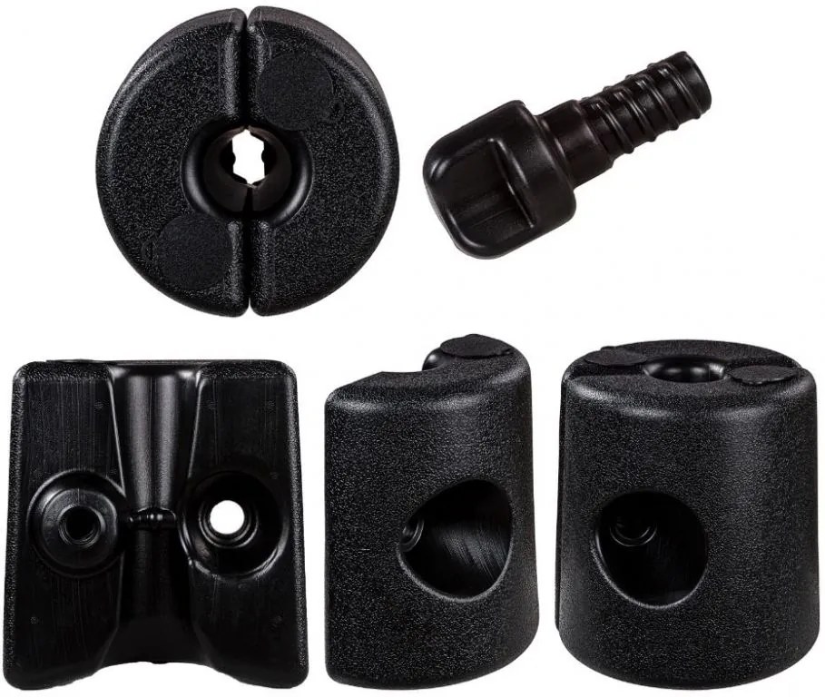 Set de 4 greutăți INSTENT pentru corturi de grădină - negru