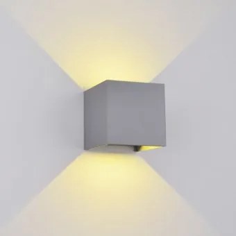 Aplica exterior 2 becuri LED 2X5W IP54 969LED100S/GR ELMARK