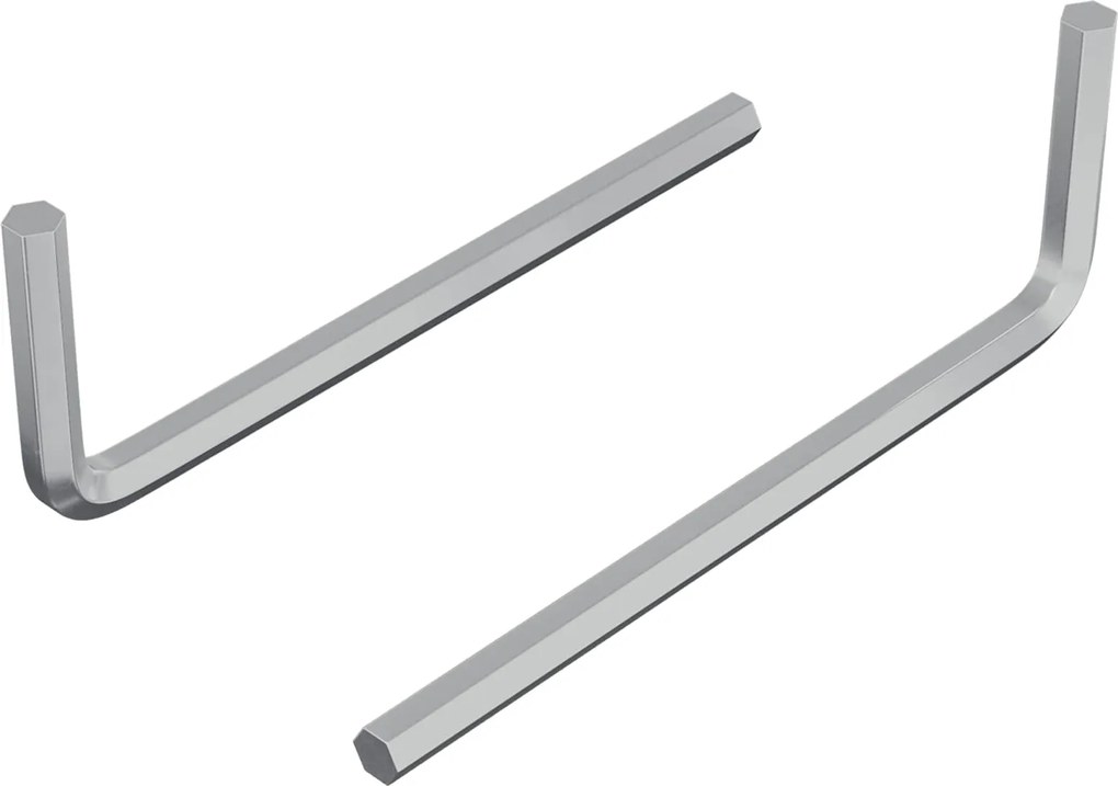 vidaXL Cheie Hexagonală 2 pcs Argintiu 32 x 86 mm Oțel