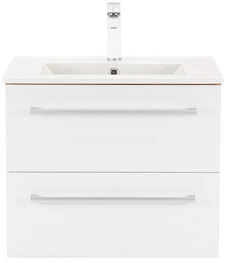 Dulap inferior Vario Clam 60 cu lavoar stejar-alb